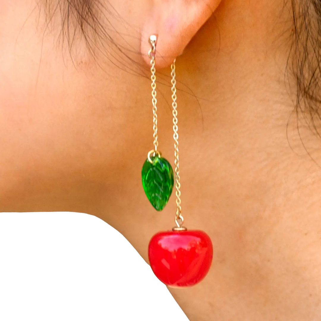 Cherry Bomb Layered Earrings