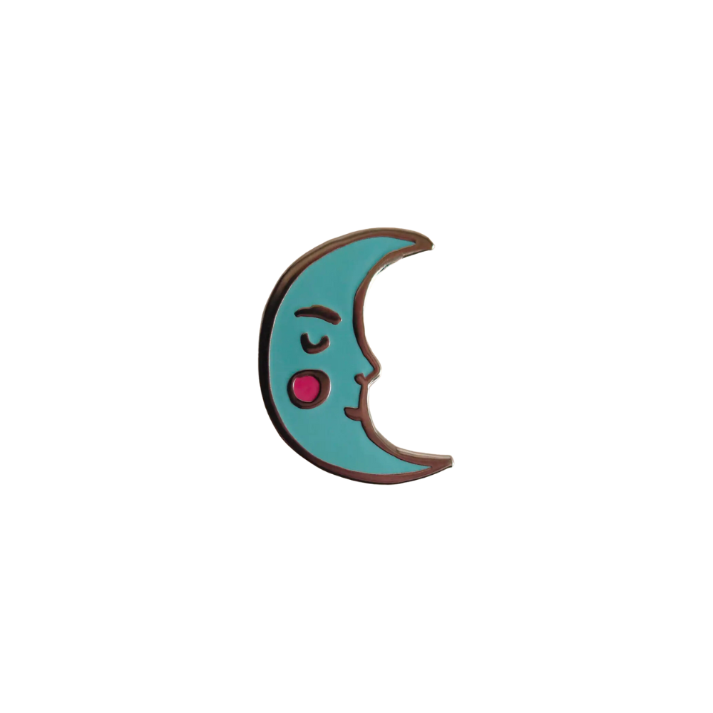 Crescent Moon Enamel Pin
