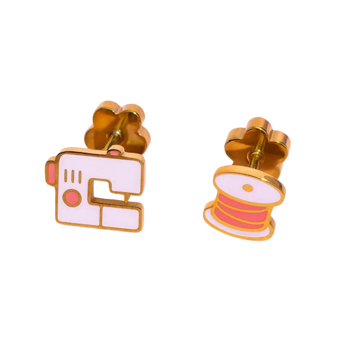 Sewing Earrings