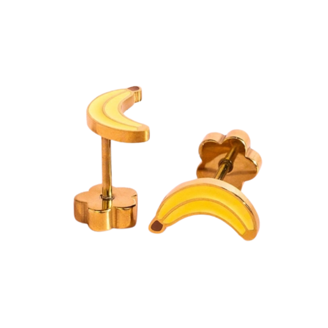 Banana Stud Earrings