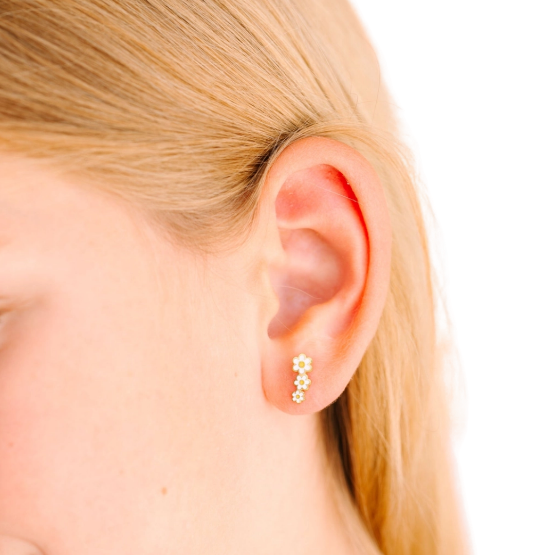 Daisy Crawler Earrings