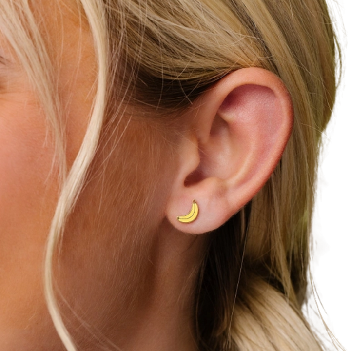 Banana Stud Earrings