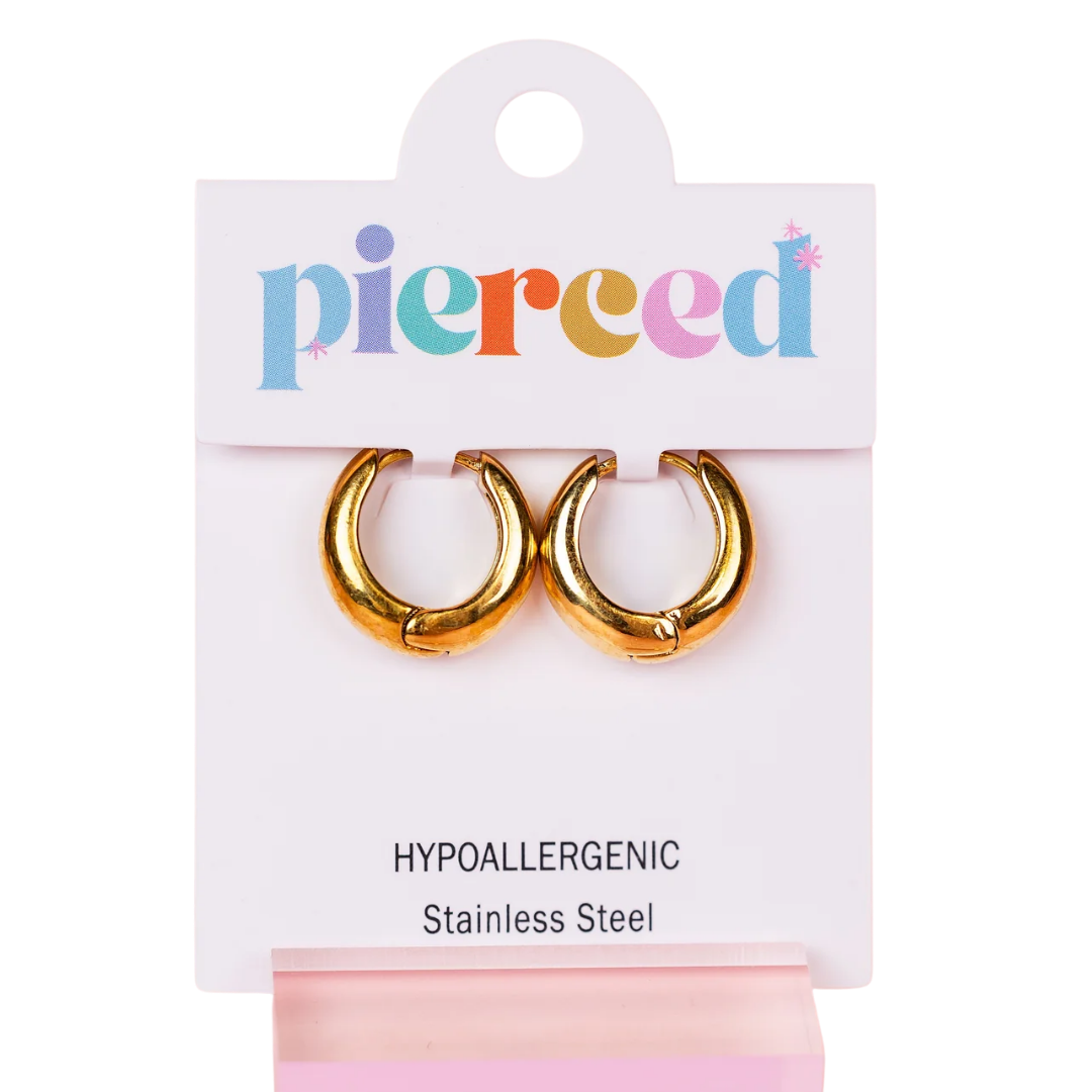 Large Teardrop Huggies