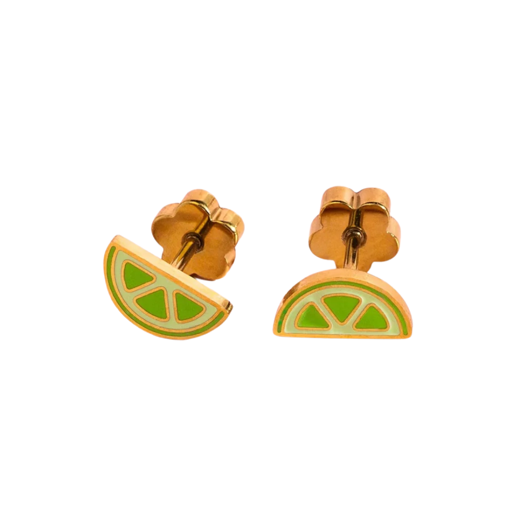 Lime Slice Earrings