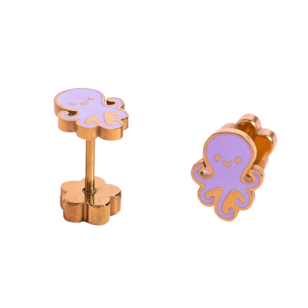 Octopus Earrings