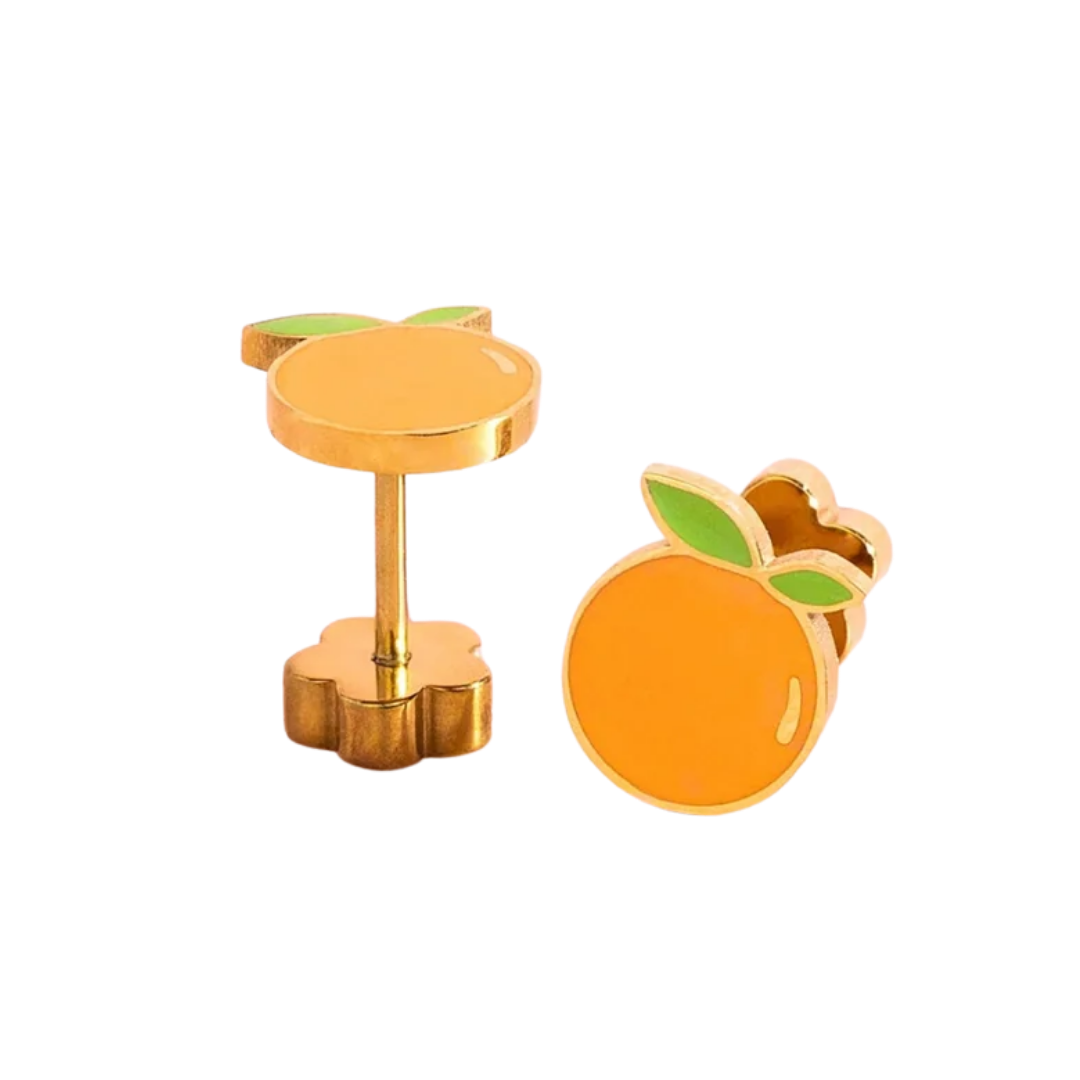 Orange Earrings