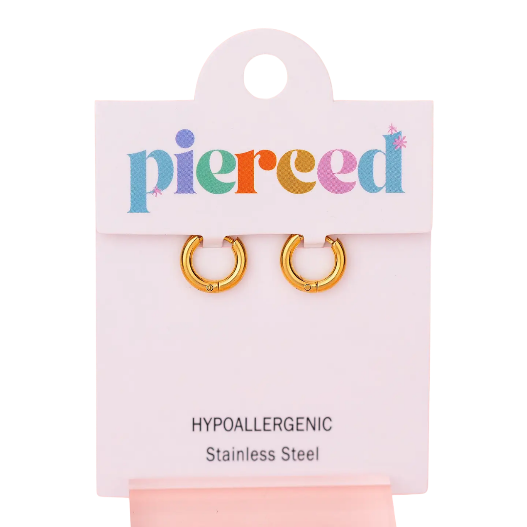 Gold Huggies (6mm)