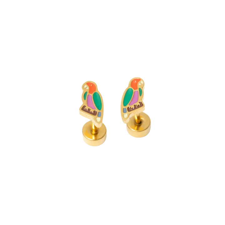 Parrot Stud Earrings