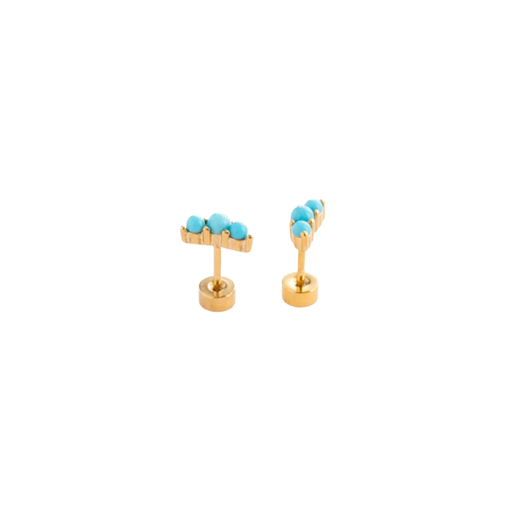 Turquoise Bar Earrings
