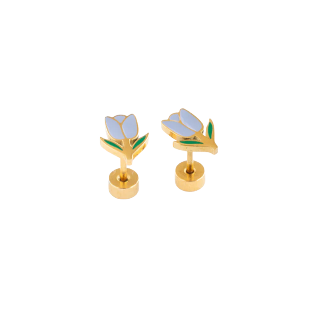 Tulip Stud Earrings