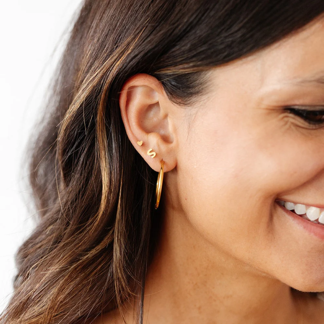 Endless Hoop Thin Gold