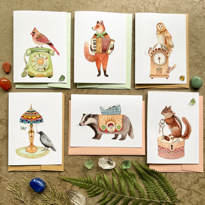 Woodland Home  - Greeting Card Pack