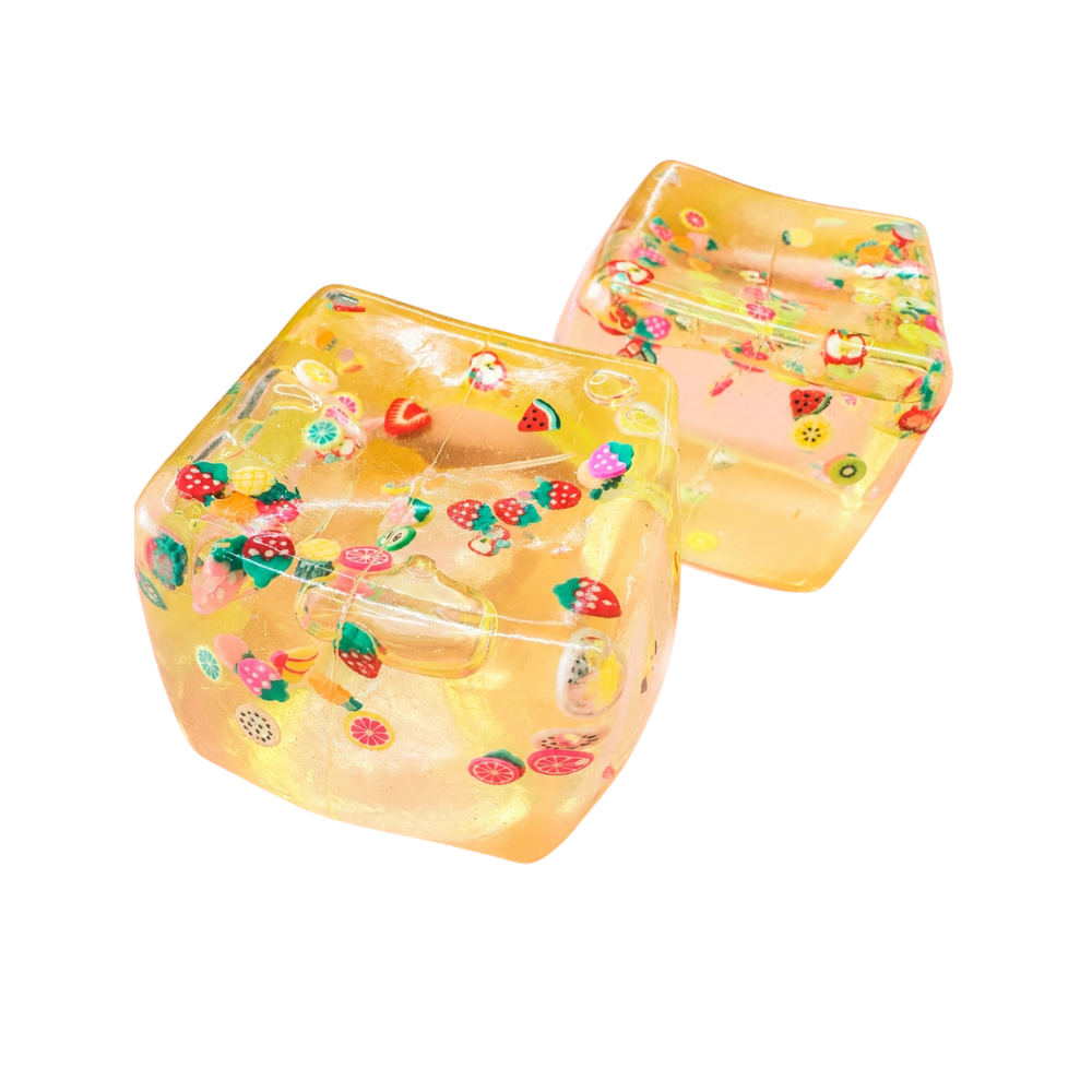 Tutti Fruitty Cube Squishy
