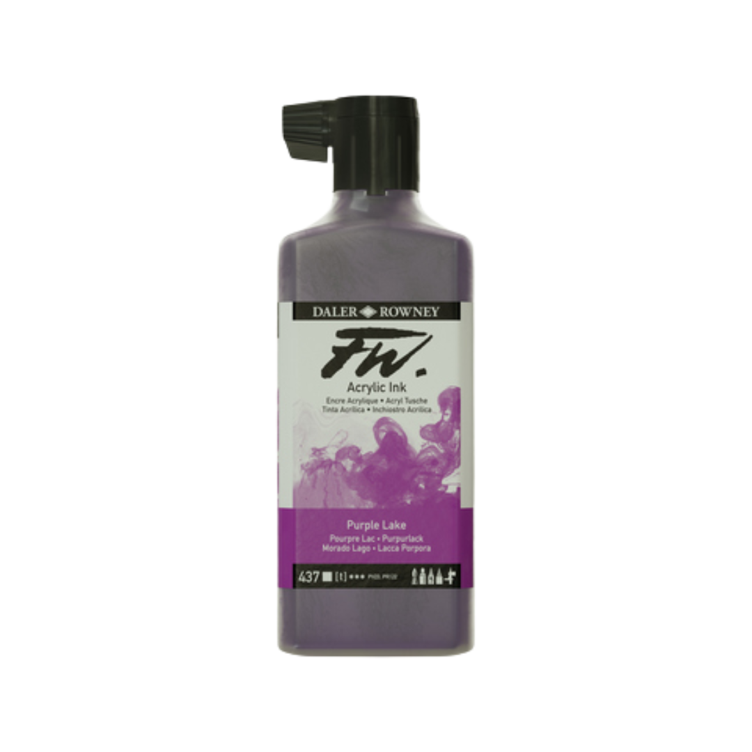 FW Liquid Acrylic Ink 6oz - Purple Lake
