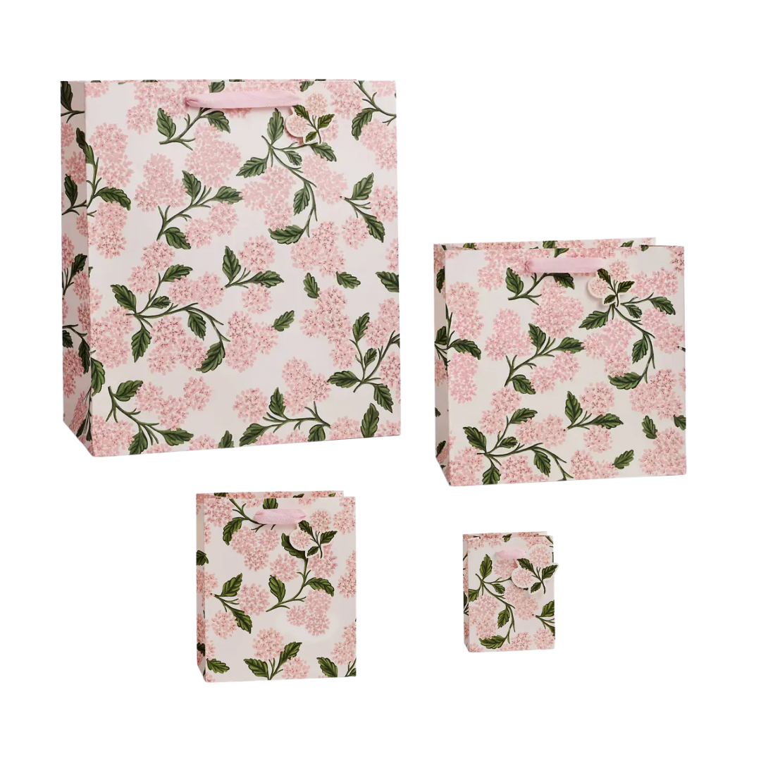 Pink Hydrangea Gift Bag