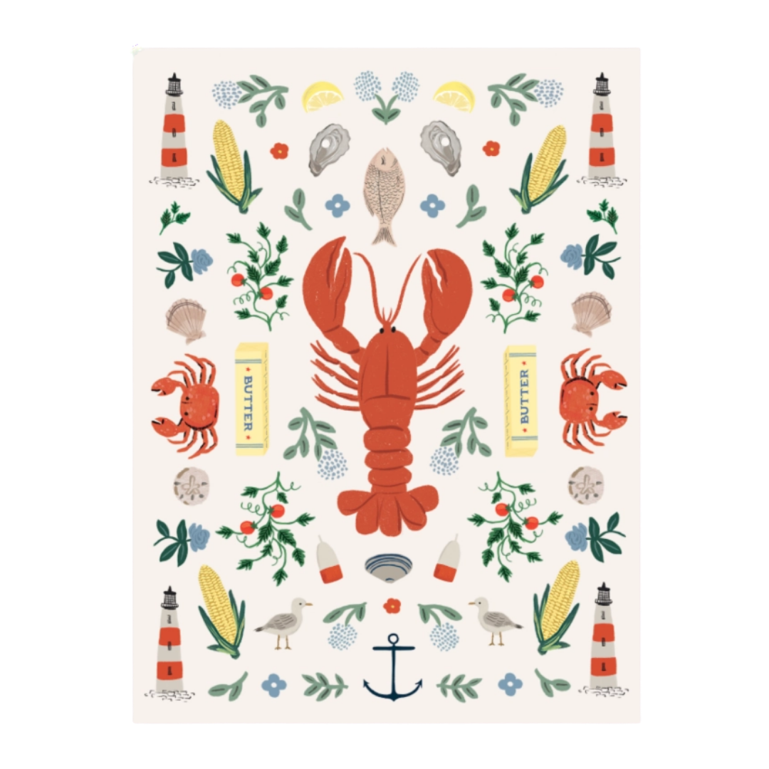 Seaside Tea Towel