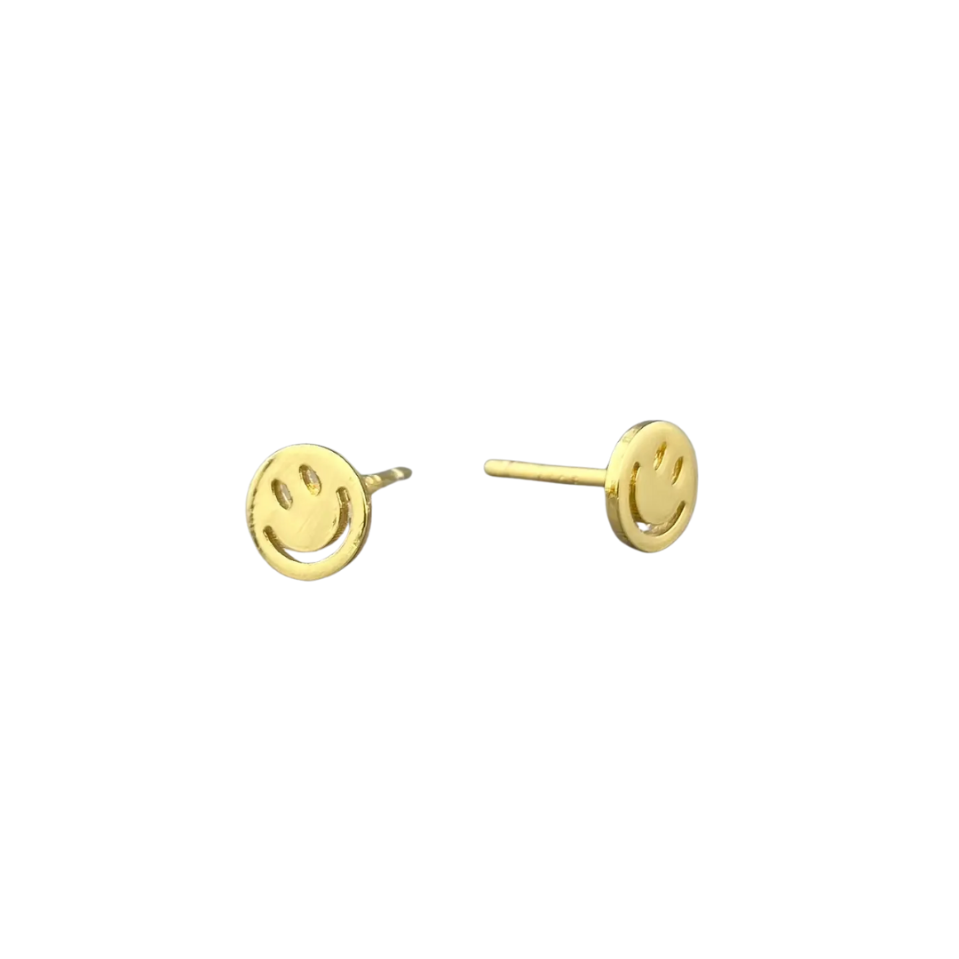 Perfect Cut Out Smiley Face Studs
