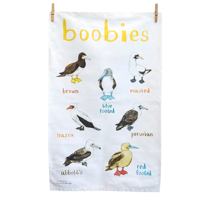 Boobies Tea Towel