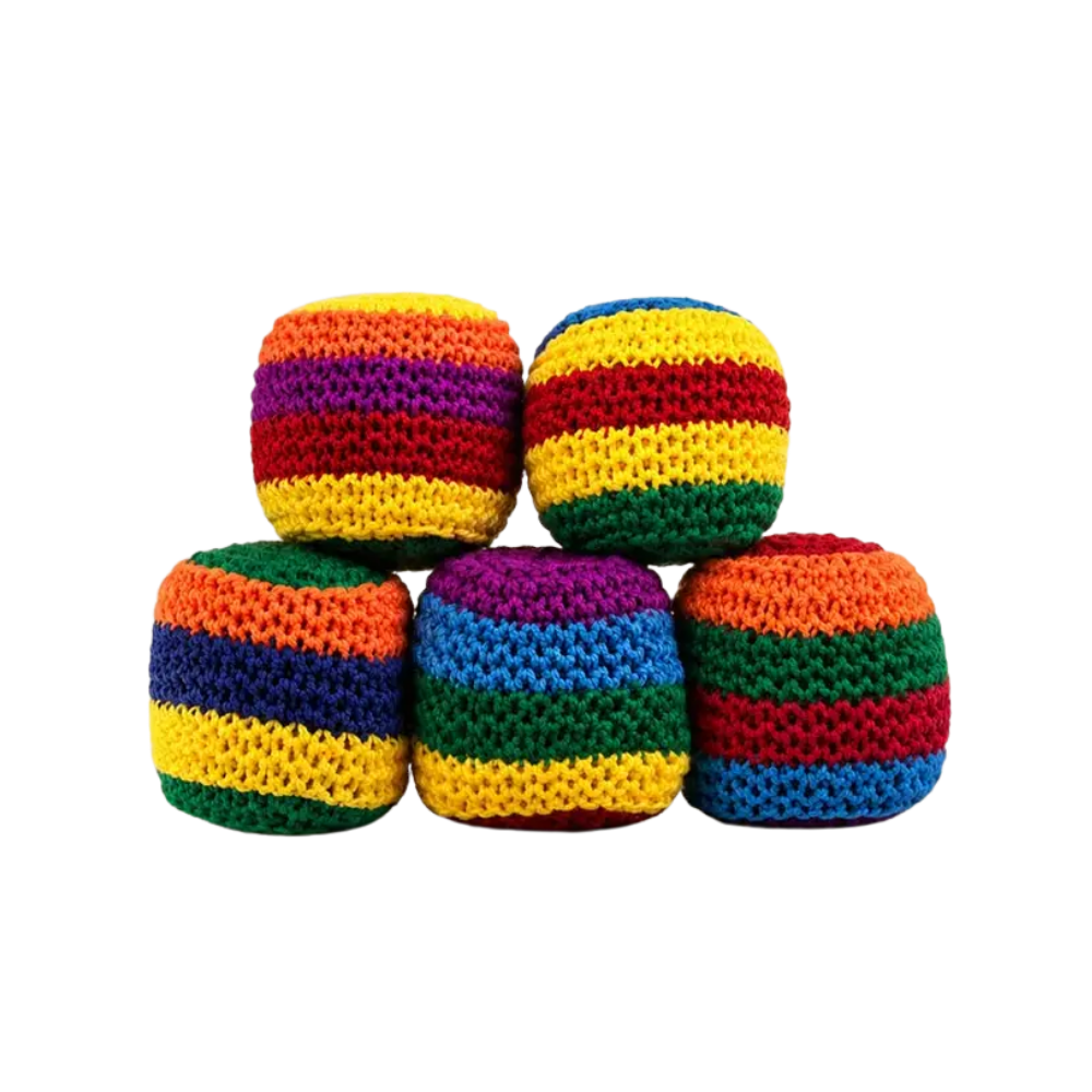 Crochet Hacky Sack Toy Ball 2" x 2"