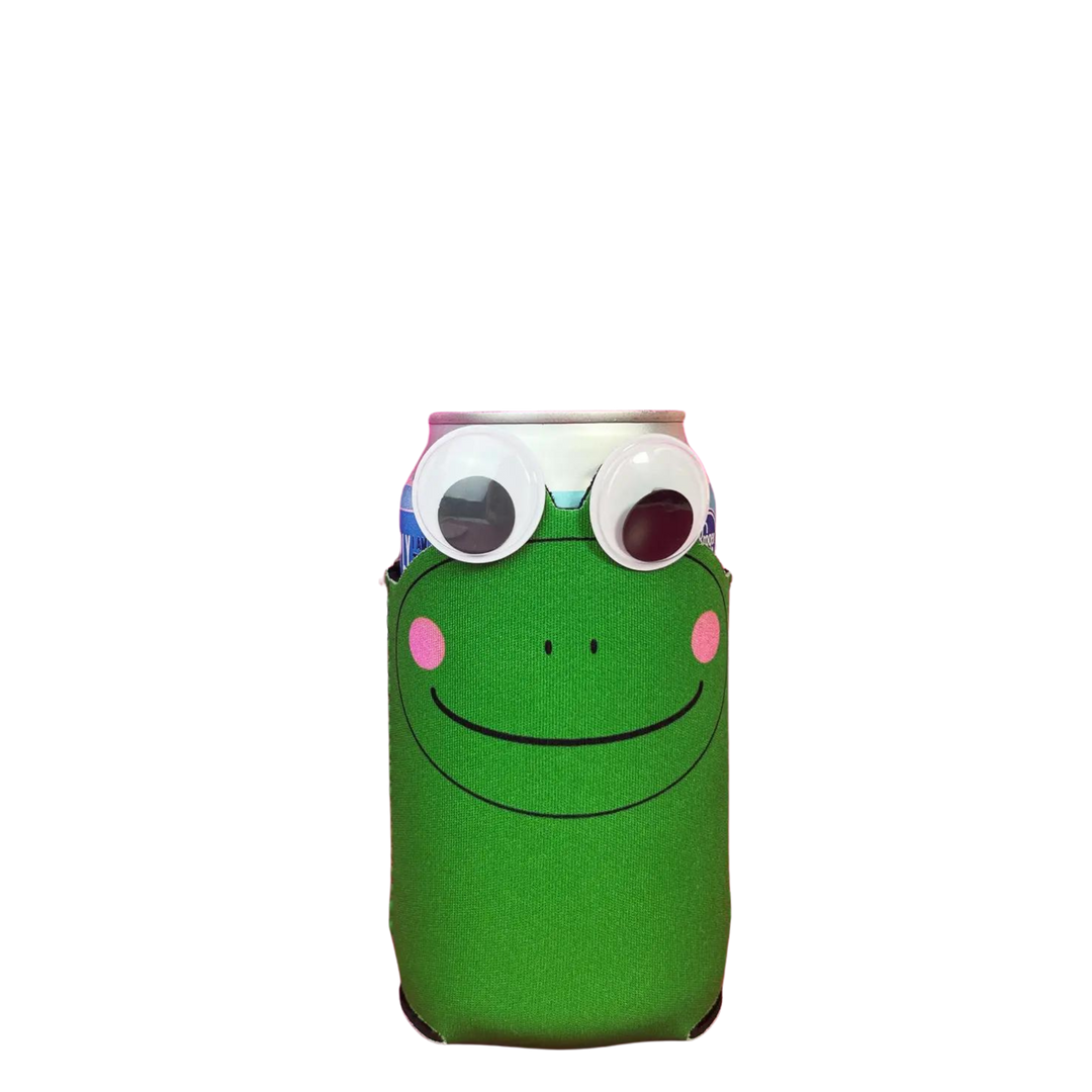 Googlie Eyed Frog Koozie