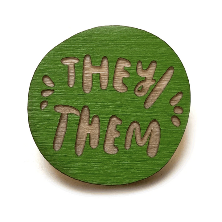 They/Them Pronoun Pin