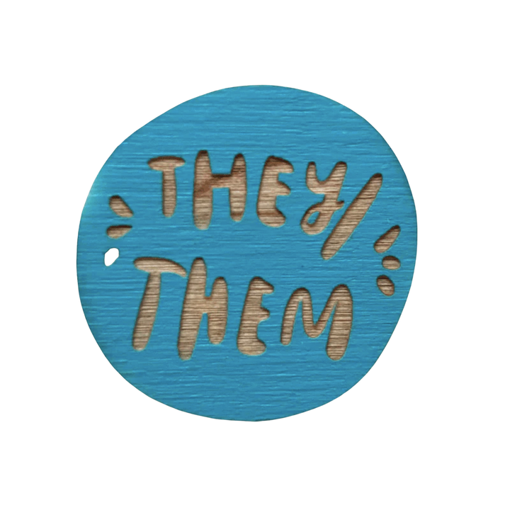 They/Them Pronoun Pin