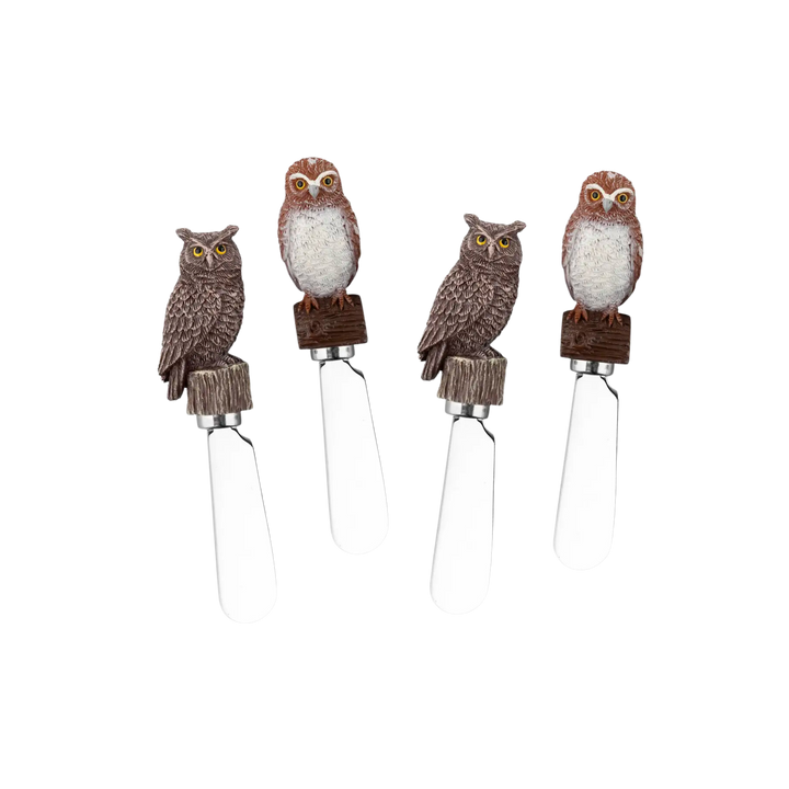 Owl Polyresin Cheese Spreader