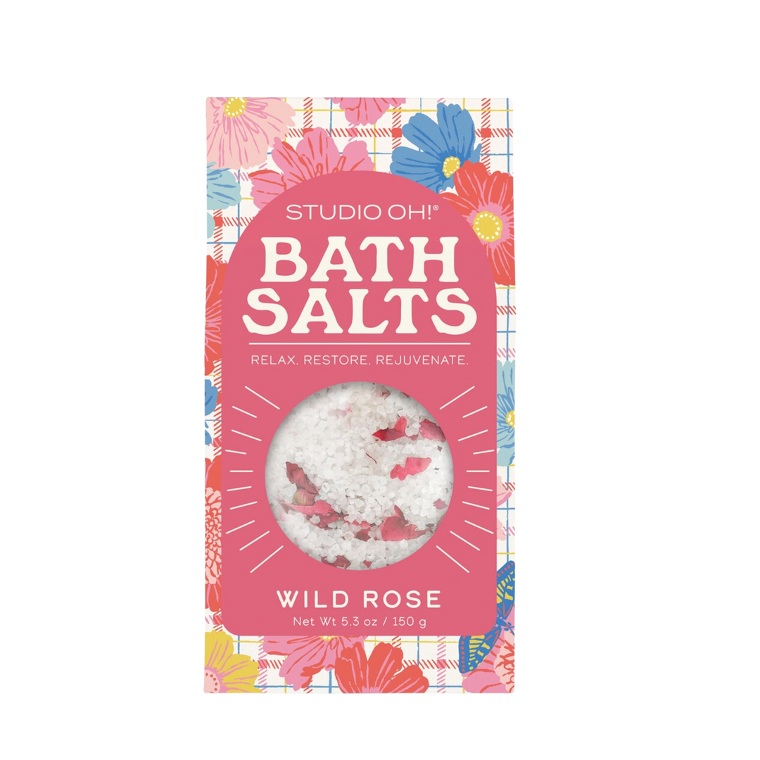 Plaid Blossoms Scented Bath Salts