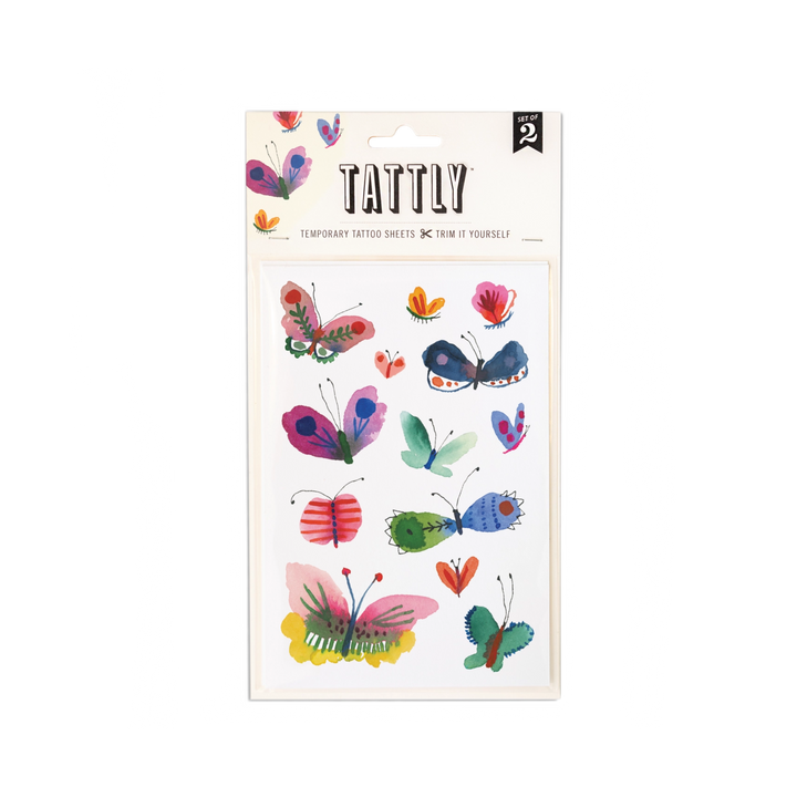 Butterfly Frenzy Tattoo Sheets