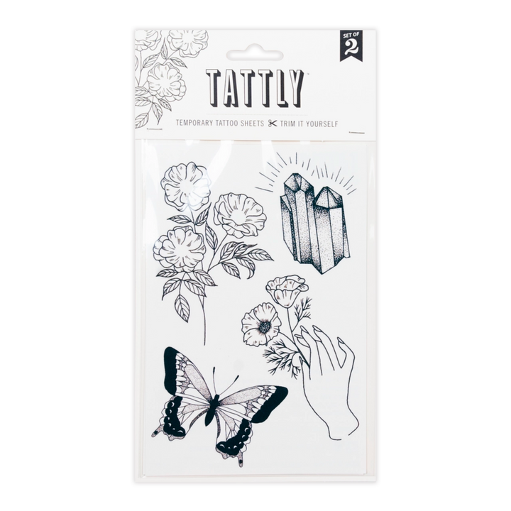 Earthly Gems Tattoo Sheet