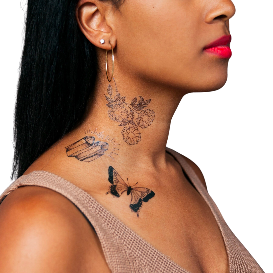 Earthly Gems Tattoo Sheet