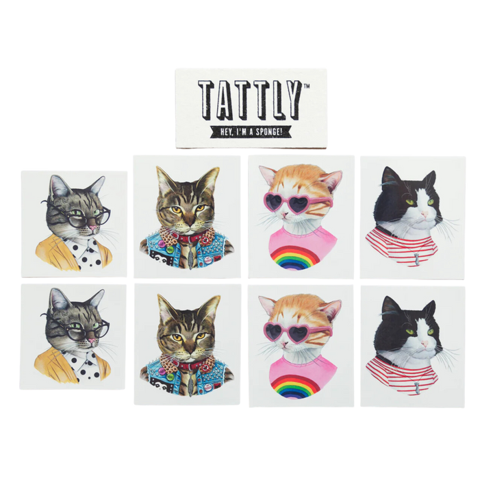 Cat Club Tattoo Set