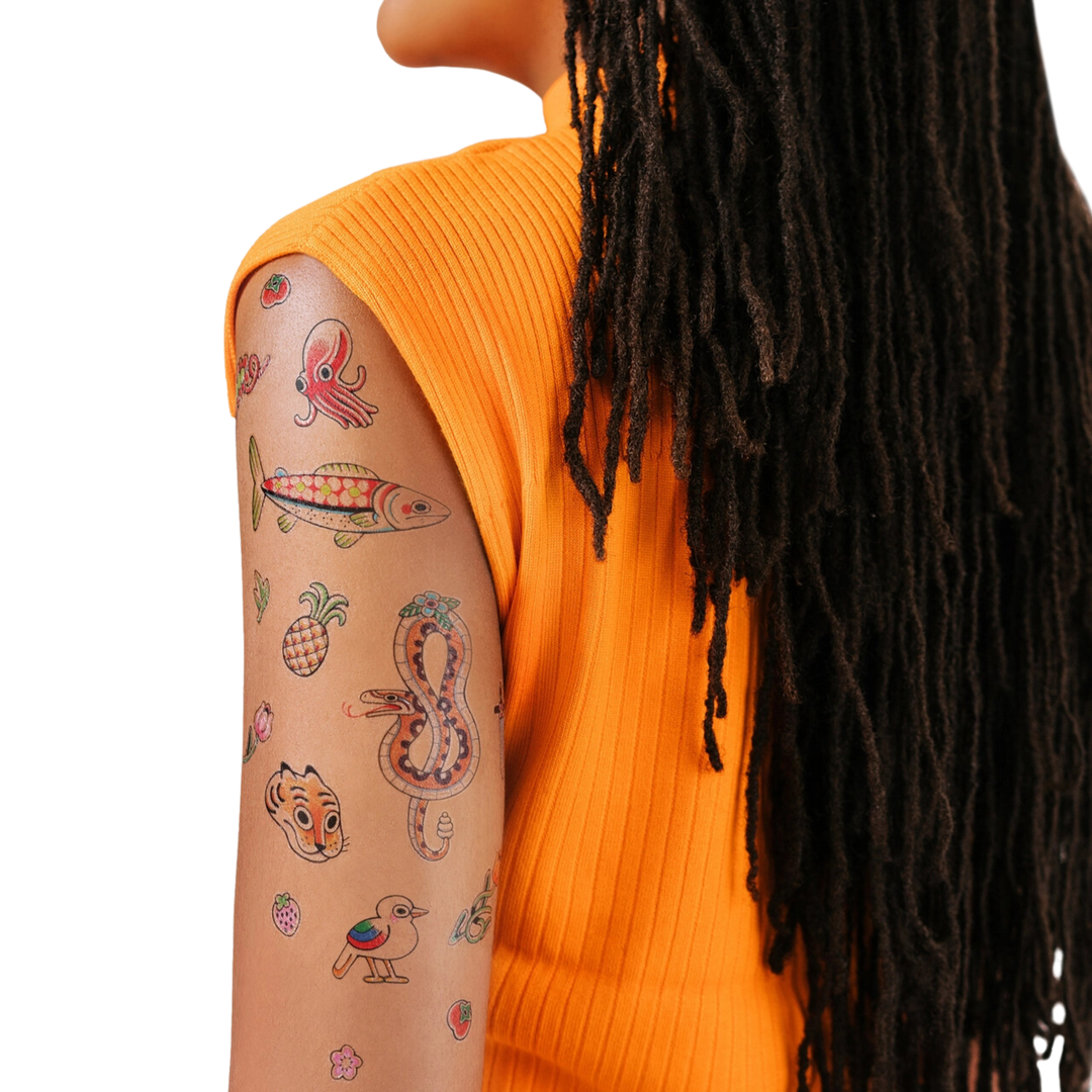 Menagerie Tattoo Sheet