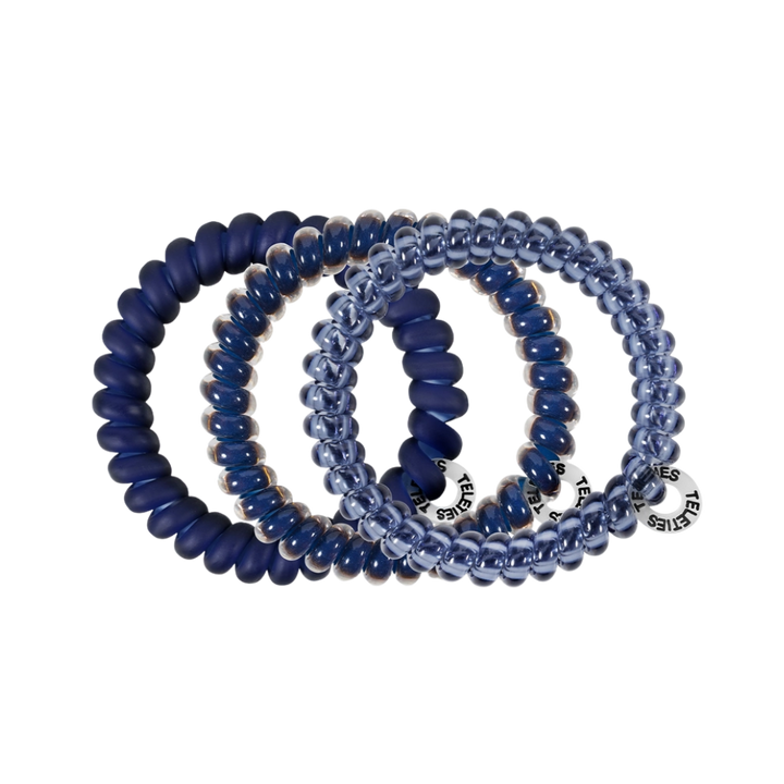 Nightfall Navy Hair Ties - Small (3ct)