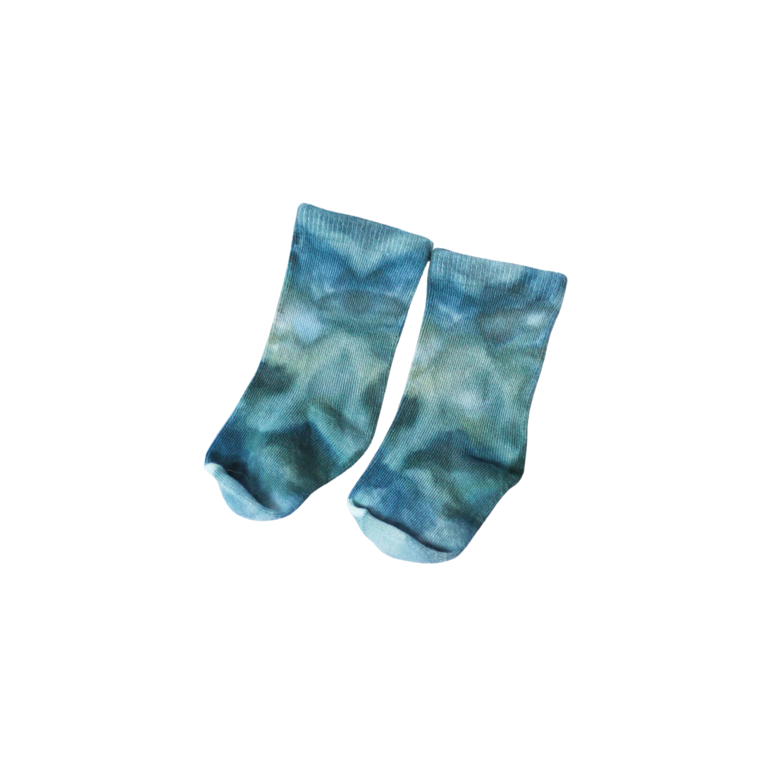 Ice-Dyed Bamboo Baby Socks