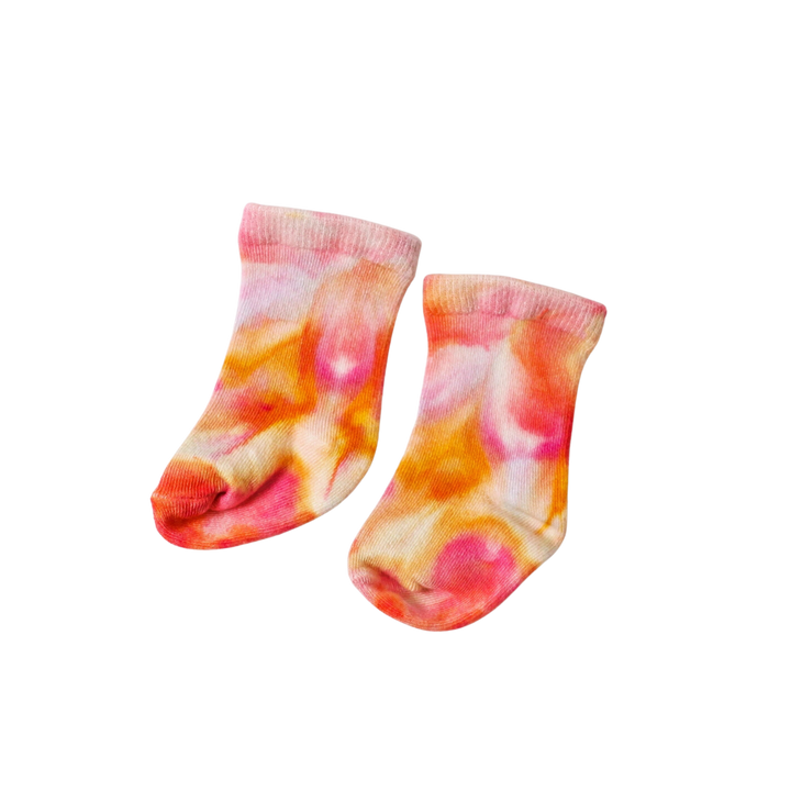 Ice-Dyed Bamboo Baby Socks