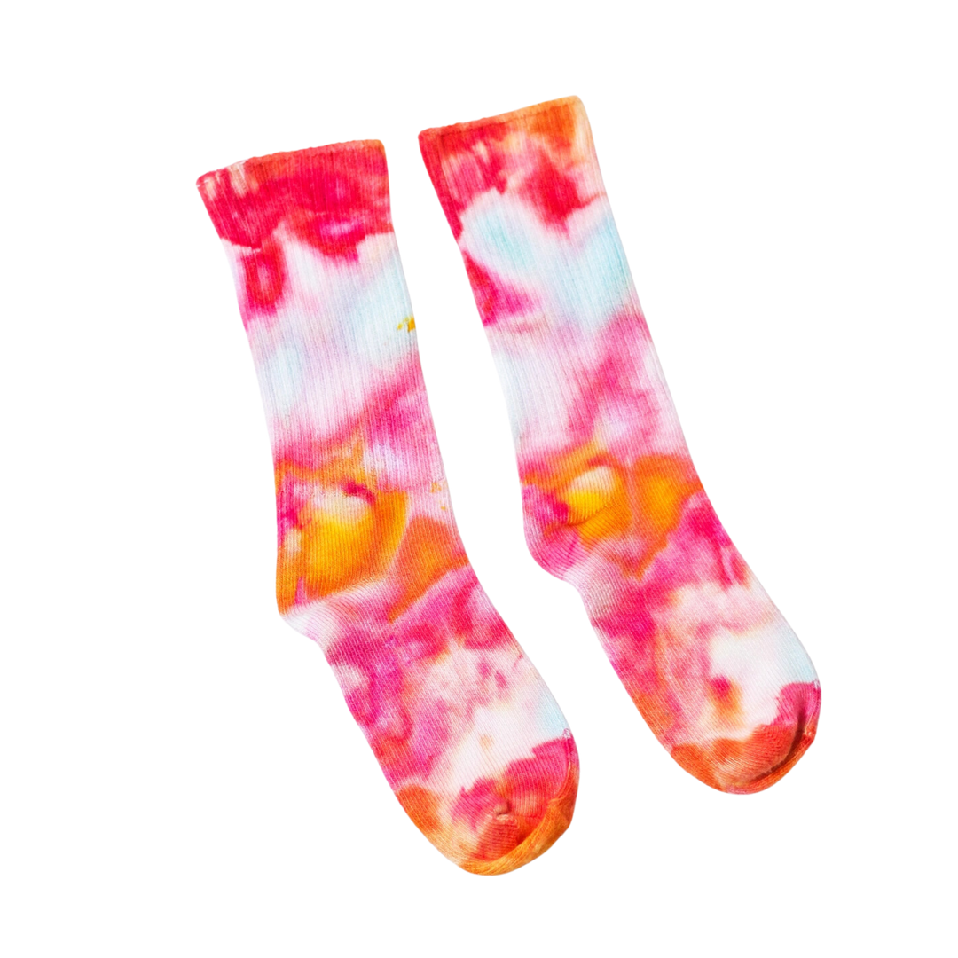 Ice-Dyed Bamboo Kid Socks