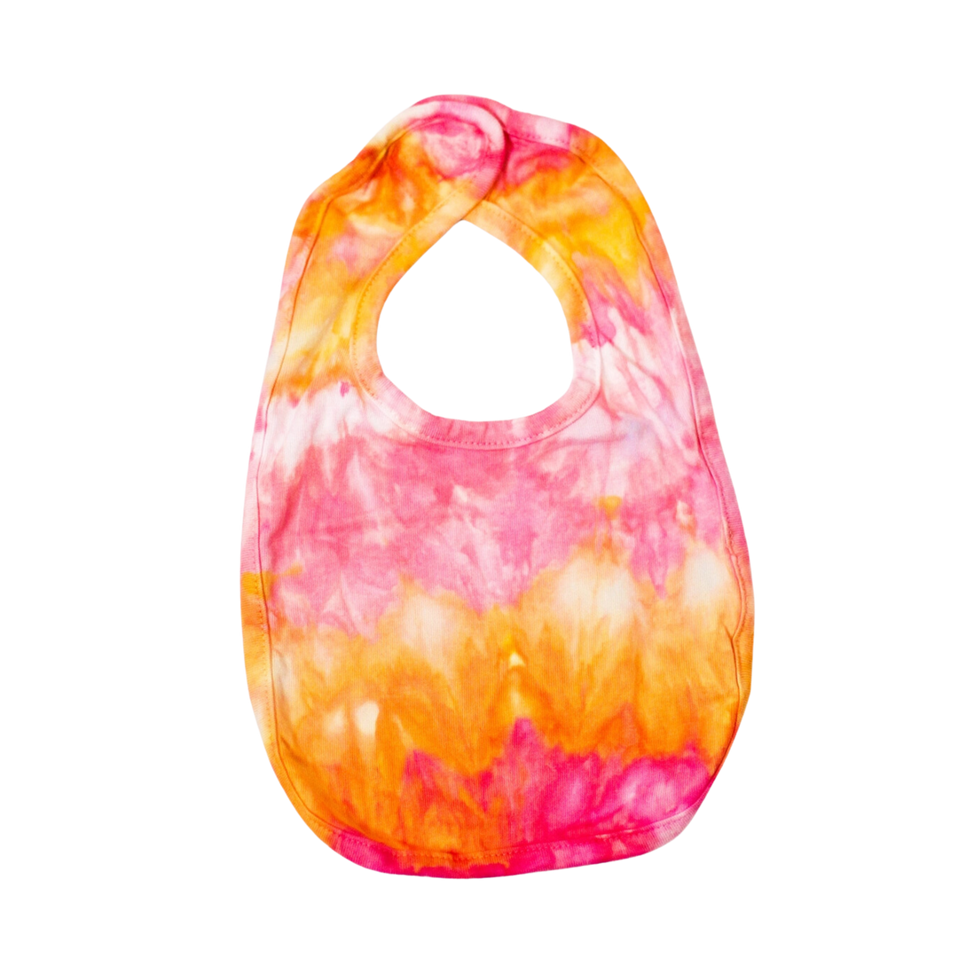 Ice-Dyed Baby Bibs