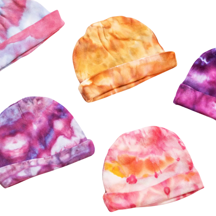 Ice-Dyed Baby Hat