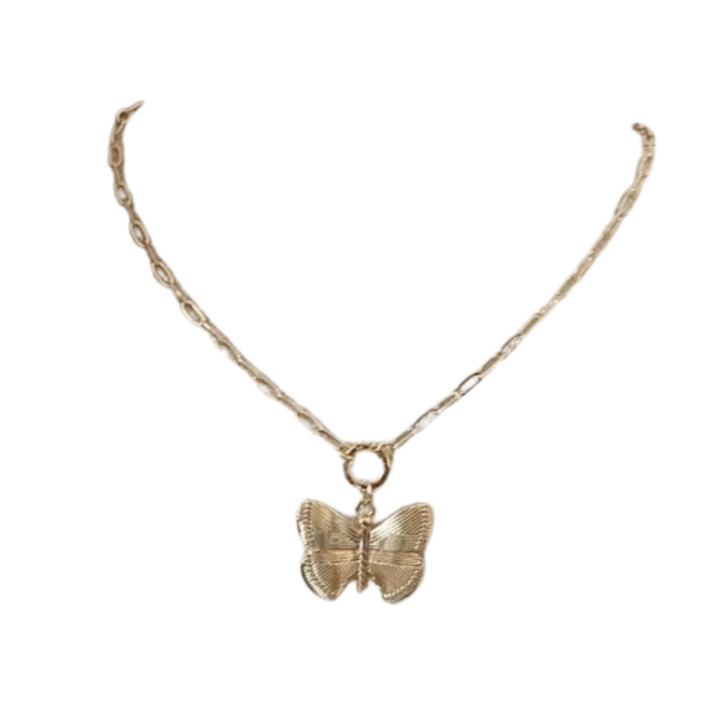 Honey Butterfly Necklace