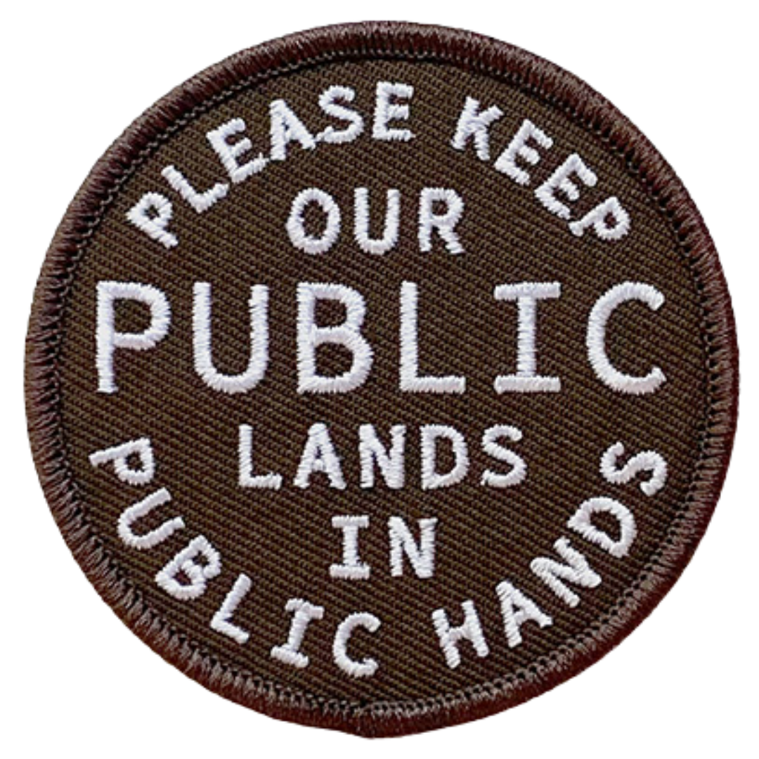 Keep Public Lands, in Public Hands - Iron On Patch