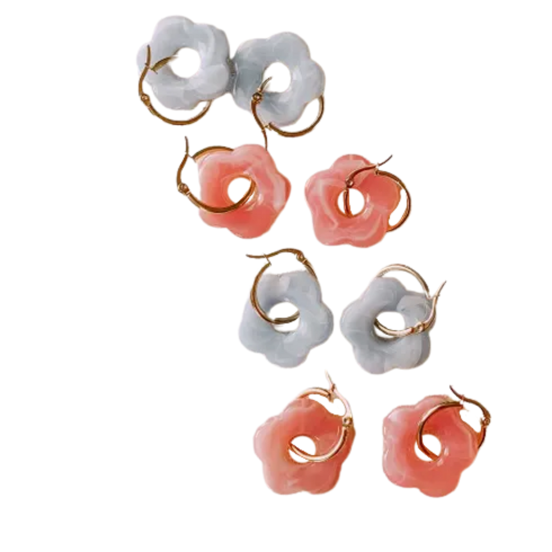Paisley Hoop Earrings