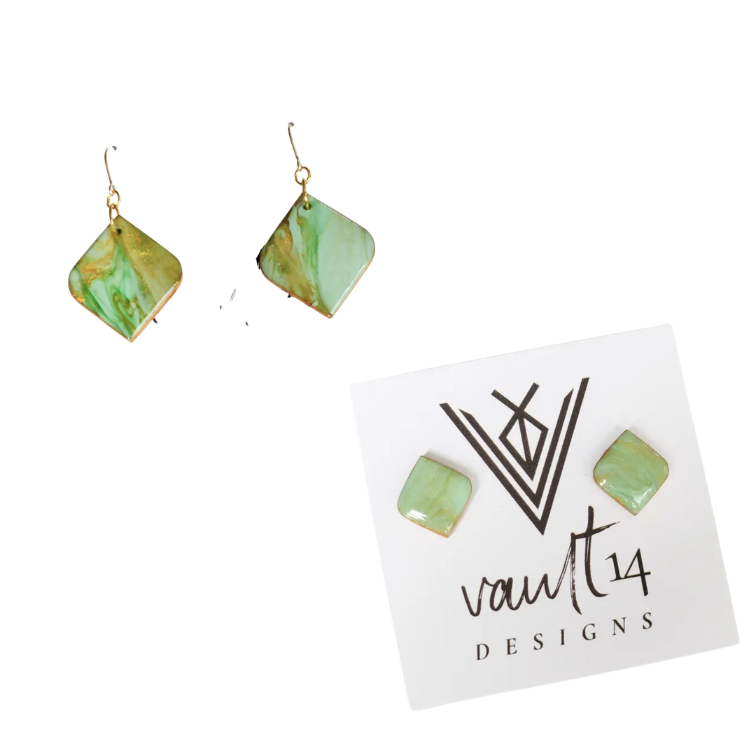 Faux Jadeite Diamond
