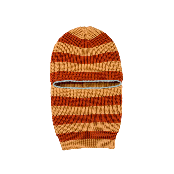 Striped Knit Balaclava