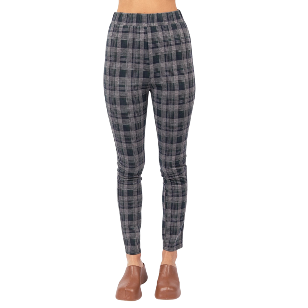 Print Leggings Fit Stretchy Knit Pants