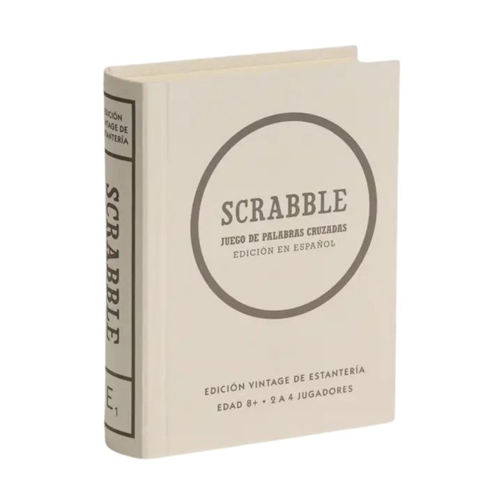 Scrabble Spanish Vintage Bookshelf Edition Board Game