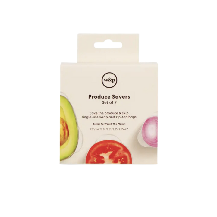 Produce Saver Silicone Stretch Lids - Set of 7 Sizes