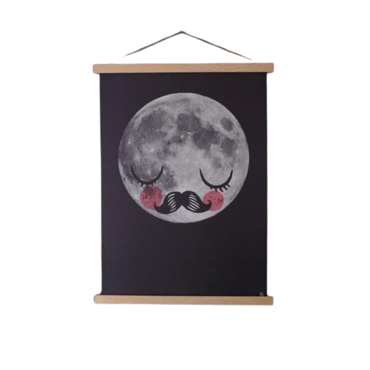 Wooden Poster Hanger - Oak 18 inches