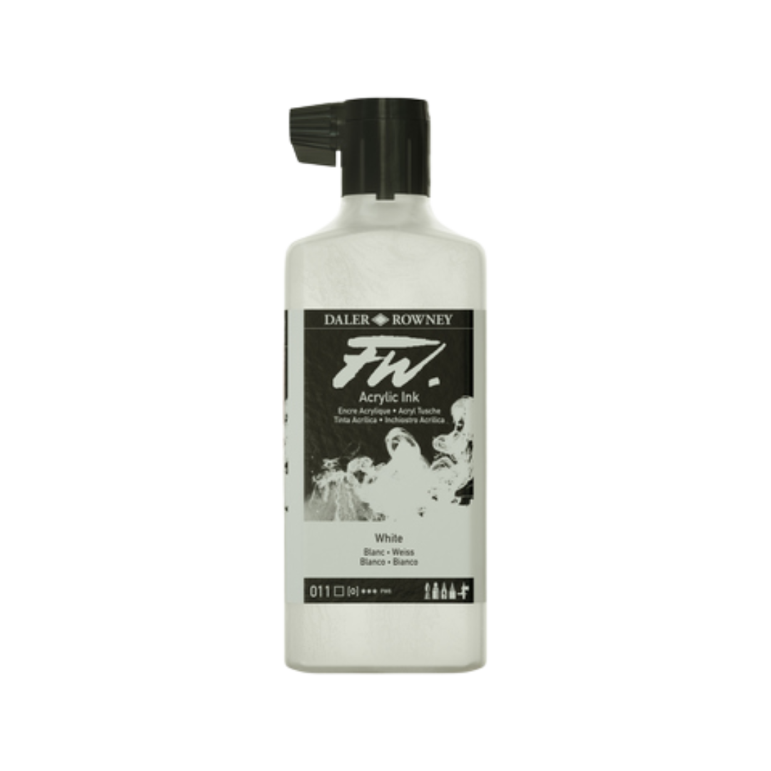 FW Liquid Acrylic Ink 6oz - White
