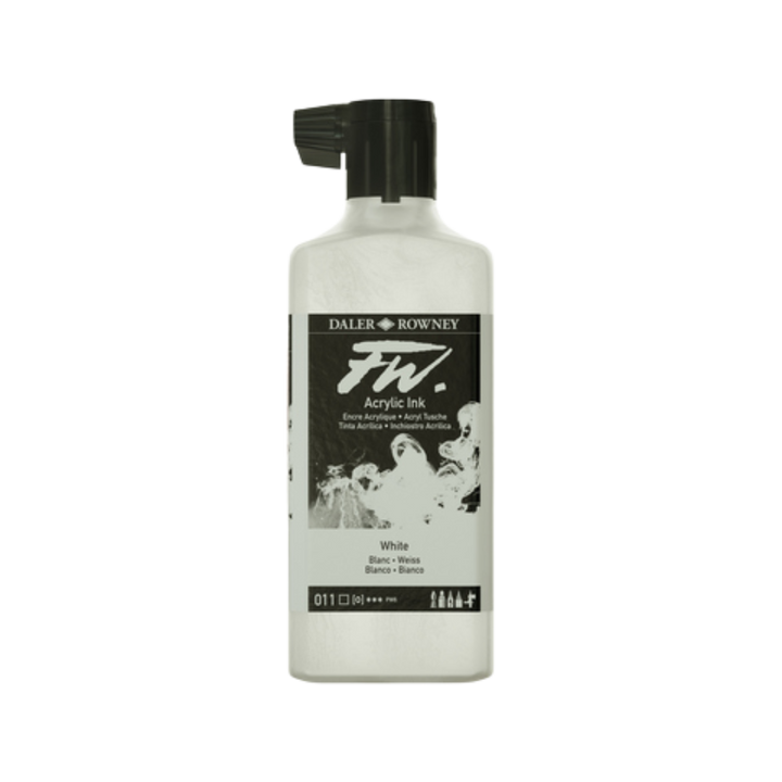 FW Liquid Acrylic Ink 6oz - White